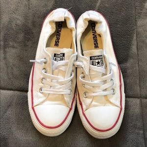 Women’s 7 White Converse